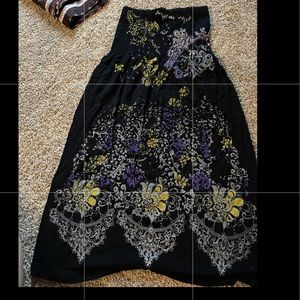 Floral scrunch dress